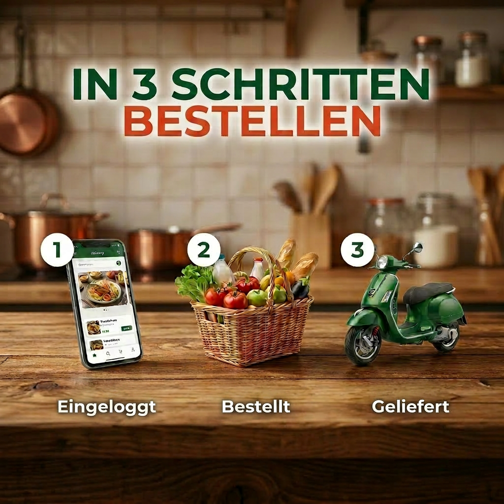 Bestellen in 3 Schritten